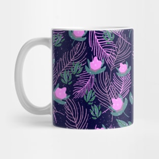 Pink flowers pattern Mug